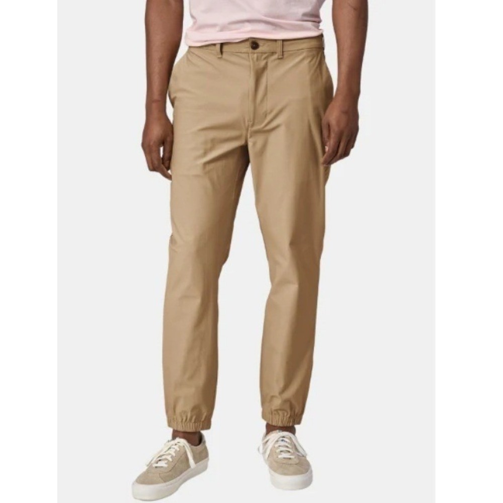 Patagonia Men's Oar Tan Transit Traveler Jogger Pants Size 30